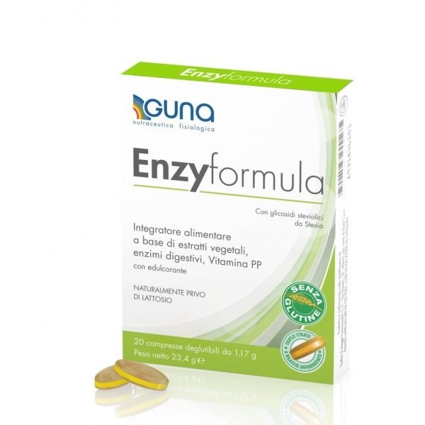 GUNA maisto papildas ENZY FORMULA, 20 tab.