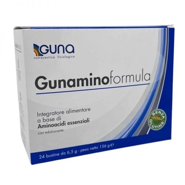 GUNA maisto papildas milteliais GUNAMINO FORMULA, 24 pak.