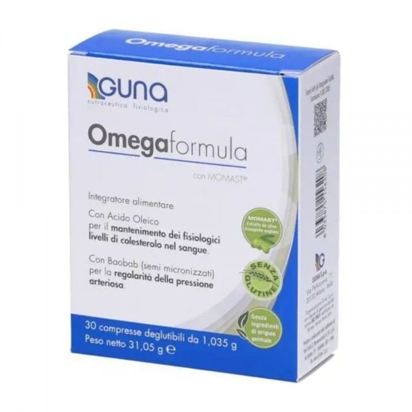 GUNA maisto papildas OMEGA FORMULA, 30 tab.