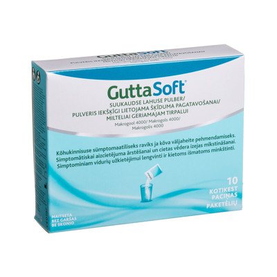 GUTTASOFT, milteliai geriamajam tirpalui, 10 vnt