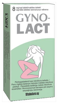 GYNOLACT 50MG VAG TBL N8 (VITABALANS)