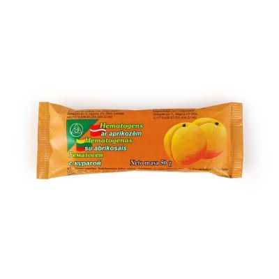 HAEMATOGENUM WITH APRICOTS N1 (EKZON), 50 g