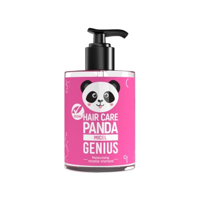 HAIR CARE PANDA drėkinamasis micelinis plaukų šampūnas MICEL GENIUS, 300 ml