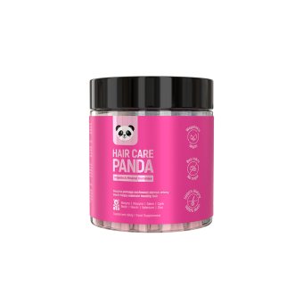 HAIR CARE PANDA, guminukai plaukams be cukraus, 60 guminukų
