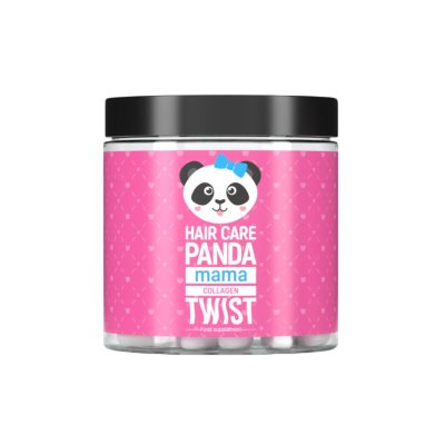 HAIR CARE PANDA kapsulės plaukų priežiūrai MAMA COLLAGEN TWIST, N30, 14.85 g