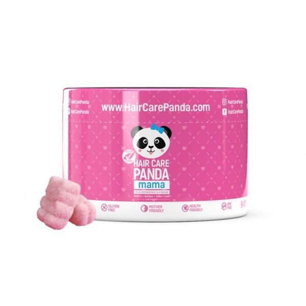 HAIR CARE PANDA maisto papildas MAMA, 30 guminukų