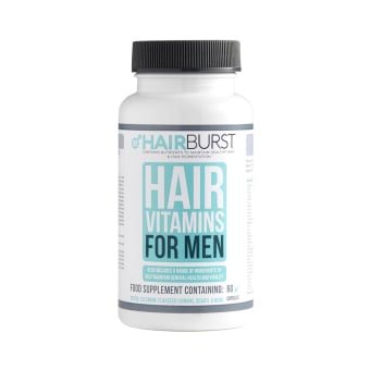 HAIRBURST, maisto papildai plaukams vyrams, 60 kapsulių