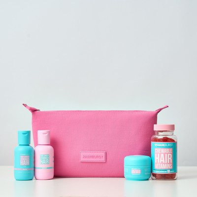 Hairburst šventinis plaukų priežiūros rinkinys - Supreme In Pink