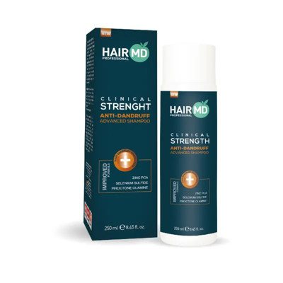 HairMD Clinical Strength Anti-Dandruff Advanced Shampoo - šampūnas nuo pleiskanų, 250 ml