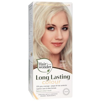 HAIRWONDER Ilgalaikiai plaukų dažai su 9 ekologiškais ekstraktais, 10.01, 100 ml