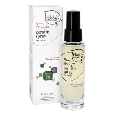 HAIRWONDER plaukus sustiprinantis keratinų derinio purškiklis „Hair Strength“ keratin spray, ., 50 ml