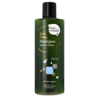 HAIRWONDER plaukus sustiprinantis šampūnas „Hair Strength“, 200 ml