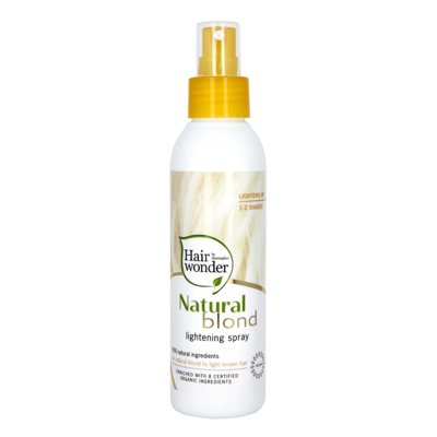 HAIRWONDER Purškiamas ramunėlių šviesintojas plaukams Natural Blond spray, 150 ml