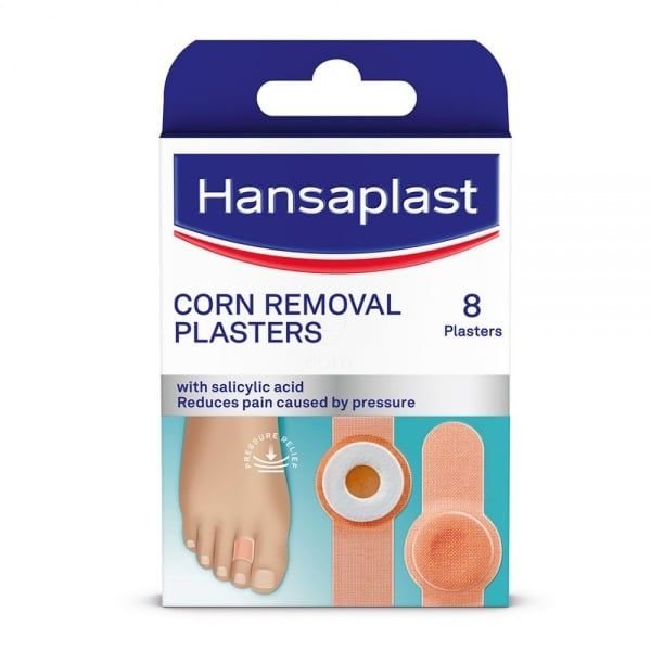 HANSAPLAST nuospaudų pleistrai CORN REMOVAL PLASTERS, 8 vnt