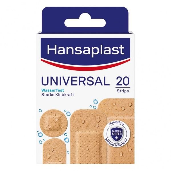 HANSAPLAST vandeniui atsparūs pleistrai, N20