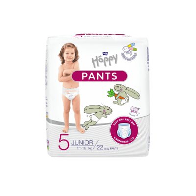 HAPPY JUNIOR PANTS sauskelnės-kelnaitės vaikams 11- N22, 18 kg