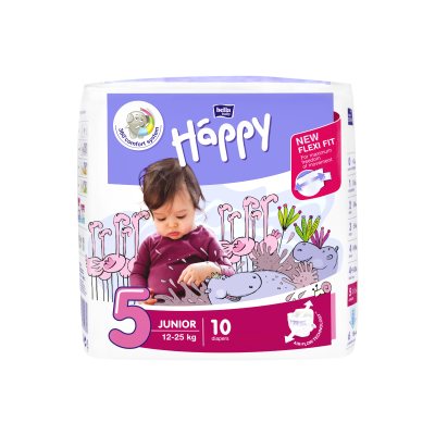 HAPPY JUNIOR sauskelnės vaikams 12- N10, 25 kg