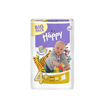 HAPPY MAXI PLUS sauskelnės vaikams 9-, N62, 20 kg