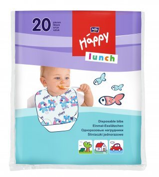 HAPPY vienkartiniai seilinukai N20