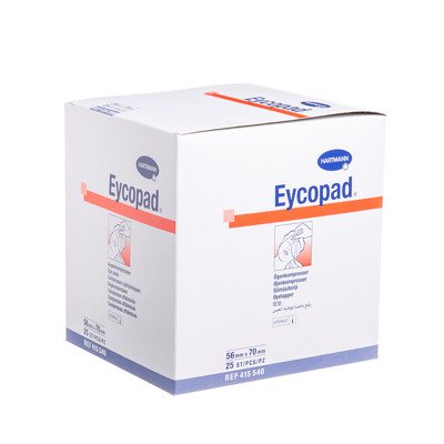 HARTMANN EYCOPAD, tvarstis akims, sterilus, x 70 mm, 25 vnt., 56 mm