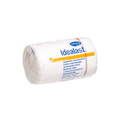 HARTMANN IDEALAST, x 5 m, trumpo tempimo (baltas) elastinis tvarstis, 8 cm