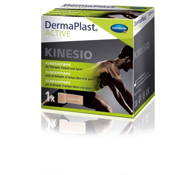 HARTMANN kineziologinis teipas DERMAPLAST ACTIVE, kūno spalvos, x 5 m, 1 vnt., 5 cm