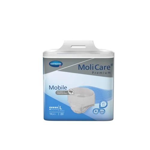 HARTMANN sauskelnės-kelnaitės MOLICARE MOBILE, 6 lašai, L, N14