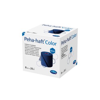 HARTMANN tvarstis PEHA-HAFT COLOR, x 20m, mėlynos spalvos, 1 vnt., 6 cm