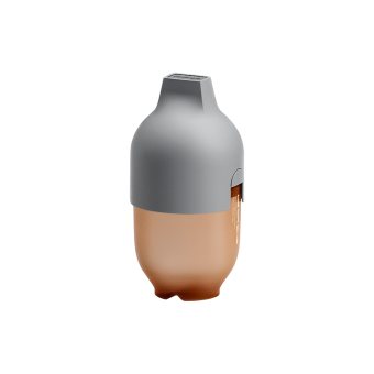 HE OR SHE buteliukas ULTRA WIDE NECK, nuo 6 mėn., pilka spalva, 1 vnt., 240 ml