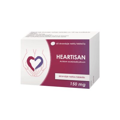 Heartisan 150 mg skrandyje neirios tabletės N60