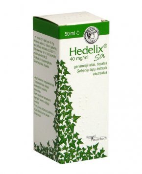 HEDELIX 40 mg/ml geriamieji lašai, tirpalas, 50 ml
