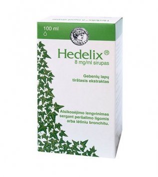HEDELIX 8 mg/ml sirupas, 100 ml