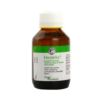 Hedelix, 8mg/ml sirupas, ir matavimo šaukštelis, Sirupas, N1, 100 ml