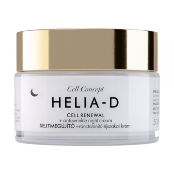 HELIA-D naktinis veido kremas CELL CONCEPT CELL RENEWAL ANTI WRINKLE NIGHT CREAM 55+, 50 ml