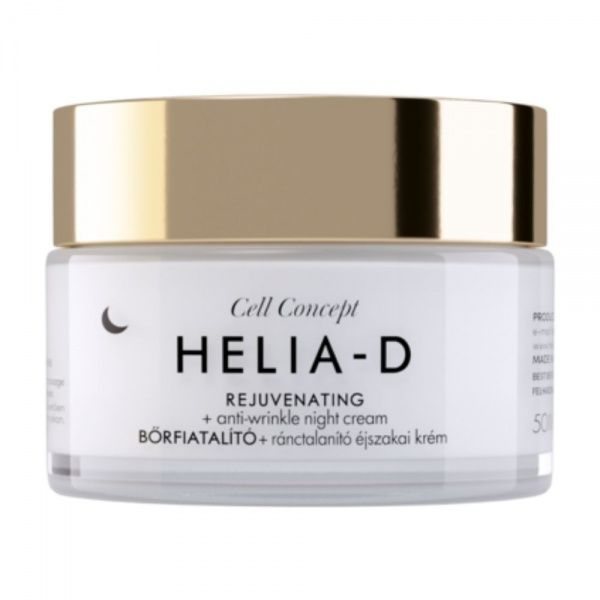 HELIA-D naktinis veido kremas CELL CONCEPT REJUVENATING ANTI WRINKLE NIGHT CREAM 65+, 50 ml