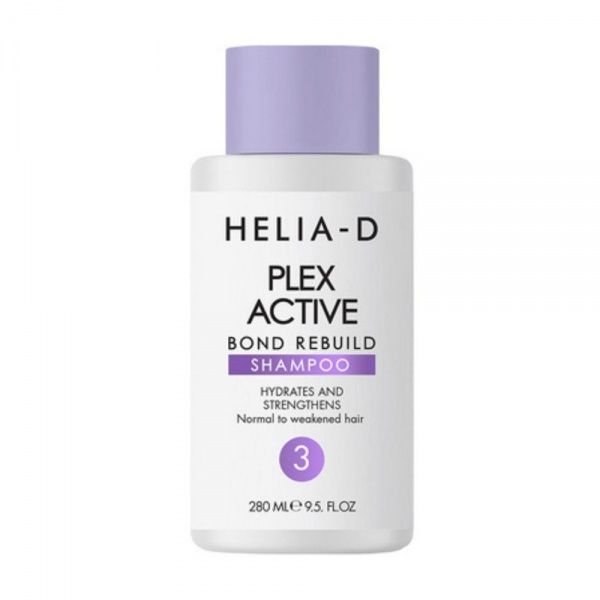 HELIA-D plaukų šampūnas PLEX ACTIVE BOND REBUILD SHAMPOO, 280 ml