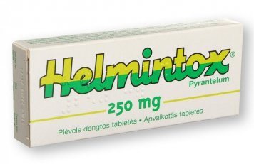HELMINTOX 250 mg plėvele dengtos tabletės N3
