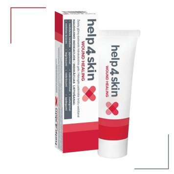 HELP4SKIN Wound healing hidrokoloidinis gelis, 50 g