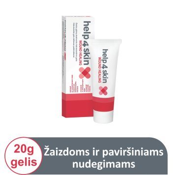 HELP4SKIN WOUND HEALING tūbelėje gelis, 20 g