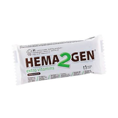 Hema2gen Extra Vitamins su vitaminais C, B12 ir folio rūgštimi, 45 g