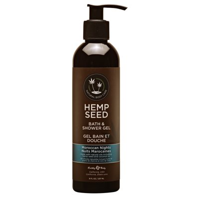 HEMP SEED Bath & Shower Gel Maroccan Nights kūno prausiklis, 237 ml