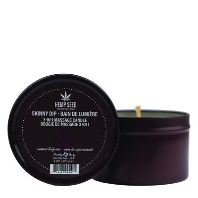 HEMP SEED Masažinė žvakė Skinny Dip, 170 g