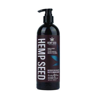 HEMP SEED Rankų ir kūno pienelis Marrocan Nights, 473 ml