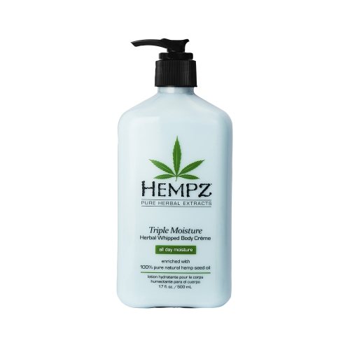 HEMPZ drėkinantis kūno kremas TRIPLE MOISTURE, 500 ml