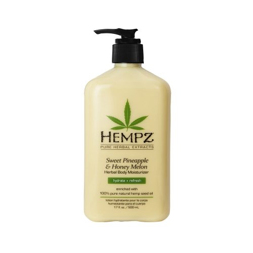 HEMPZ kūno kremas SWEET PINEAPPLE & HONEY MELON, 500 ml