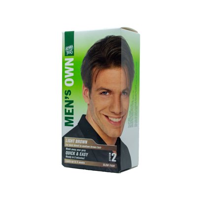 HENNAPLUS Plaukų dažai vyrams MEN‘s OWN, spalva šviesi ruda, 80 ml