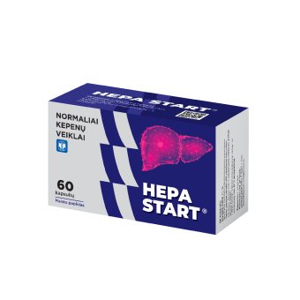 HEPA START, 60 kapsulių