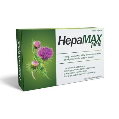 HEPAMAX FORTE, 30 tablečių