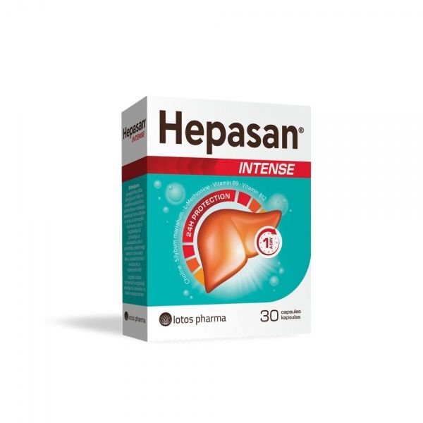 HEPASAN maisto papildas INTENSE, 30 kaps.