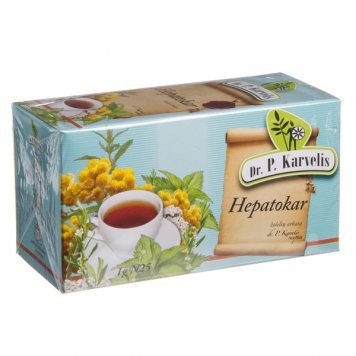 HEPATOKAR žolelių arbata N25 (A.Karvelio terap.-fitoterap.įm), 1 g